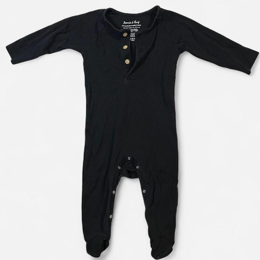 Branch-twig Men's Black Sleepsuits-babygrows